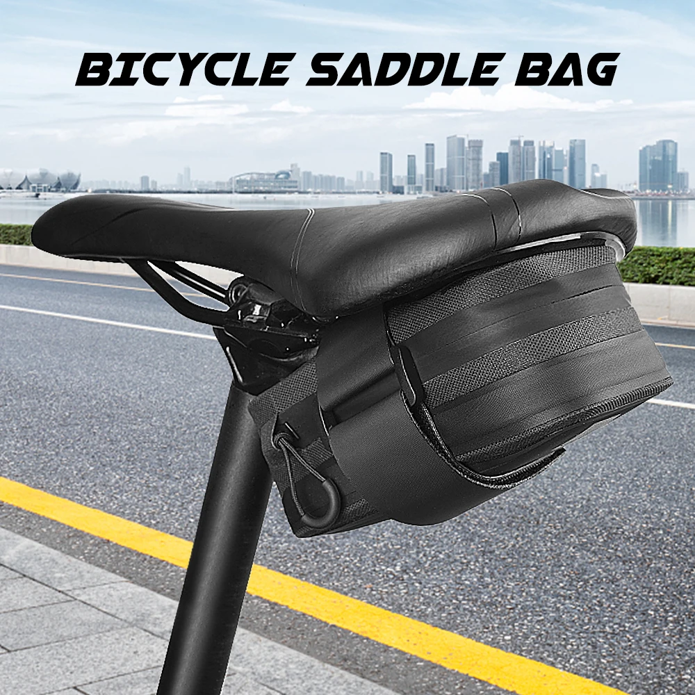 Rainproof Bicycle Saddle Bag Reflective Cycling Rear Seat Post Bag Water Resistant Large Capacity Tail Bike Accessories
Rainproof Bicycle Saddle Bag Reflective Cycling Rear Seat Post Bag Water Resistant Large Capacity Tail Bike Accessories