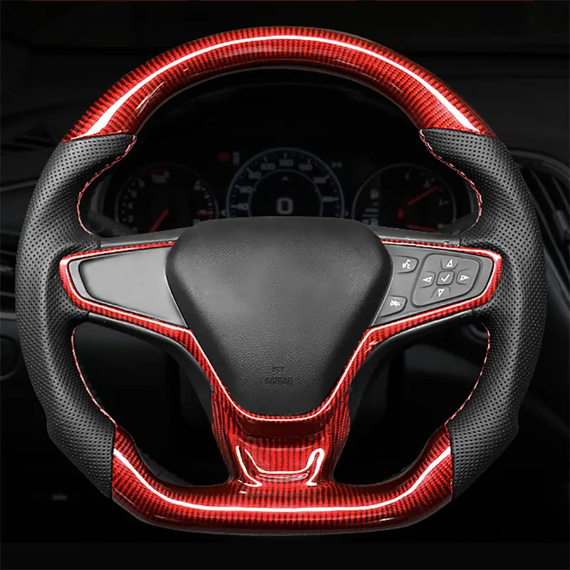 Спортивное Рулевое колесо 100% из углеродного волокна, рулевое колесо подходит для Chevrolet Camaro 2011 2012-RS 
Спортивное Рулевое колесо 100% из углеродного волокна, рулевое колесо подходит для Chevrolet Camaro 2011 2012-RS