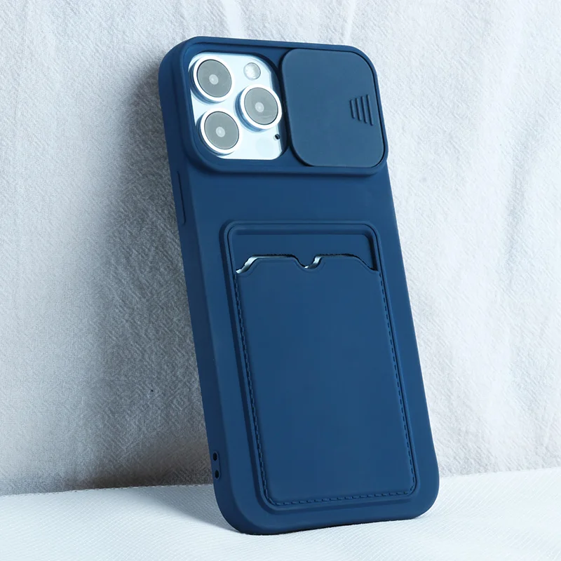Slide Camera Protection Wallet Holder Card Bag Phone Case for IPhone 12 11 13 Pro Max X XR XS 6 7 8 Plus SE Soft Silicone Cover
Slide Camera Protection Wallet Holder Card Bag Phone Case for IPhone 12 11 13 Pro Max X XR XS 6 7 8 Plus SE Soft Silicone Cover