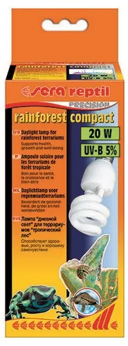 Sera Лампа reptil rainforest compact UV-B 5% 20 w | Дом и сад
