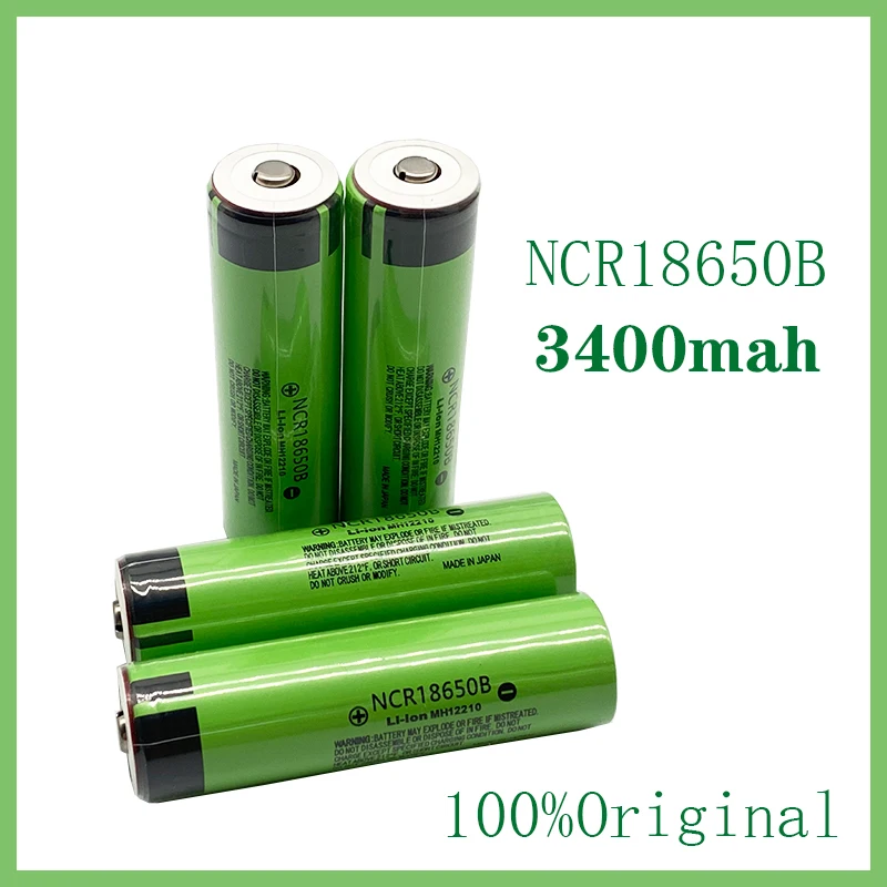 New Original 18650 battery NCR18650B 3.7 v 3400 mah 18650 Lithium Rechargeable Battery For Flashlight batteries
New Original 18650 battery NCR18650B 3.7 v 3400 mah 18650 Lithium Rechargeable Battery For Flashlight batteries
