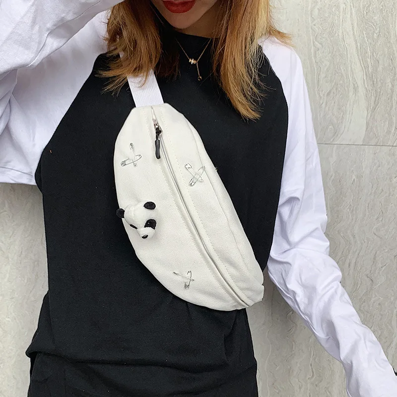Panda Canvas Chest Bag Fashion Cute Animal Chest Bag Canvas Gender Pin Chest Bag Female Sports Student Waist Bag
Panda Canvas Chest Bag Fashion Cute Animal Chest Bag Canvas Gender Pin Chest Bag Female Sports Student Waist Bag