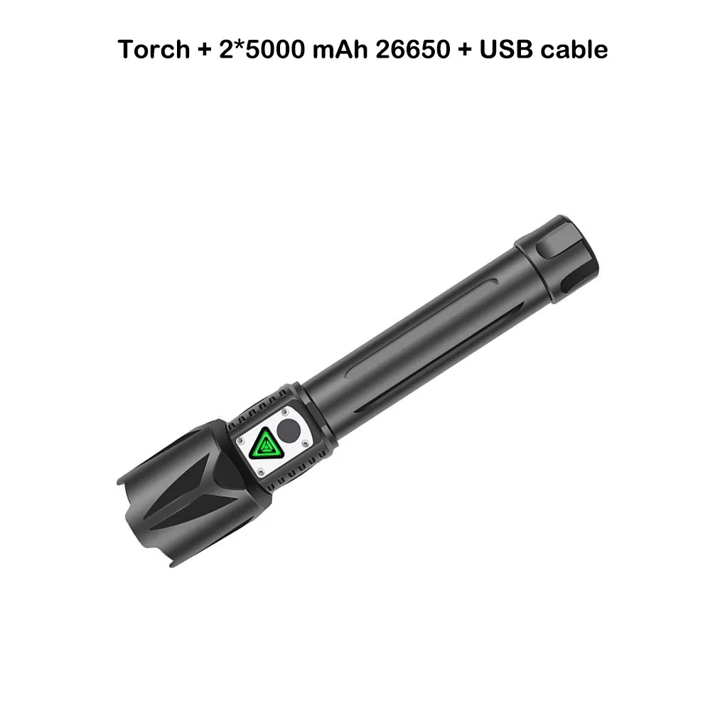 Flashlight XHP160 Lamp Camping Working Charging Tactical Portable Torch Lantern Rechargeable Bright Outdoor Multi-purpose
Flashlight XHP160 Lamp Camping Working Charging Tactical Portable Torch Lantern Rechargeable Bright Outdoor Multi-purpose