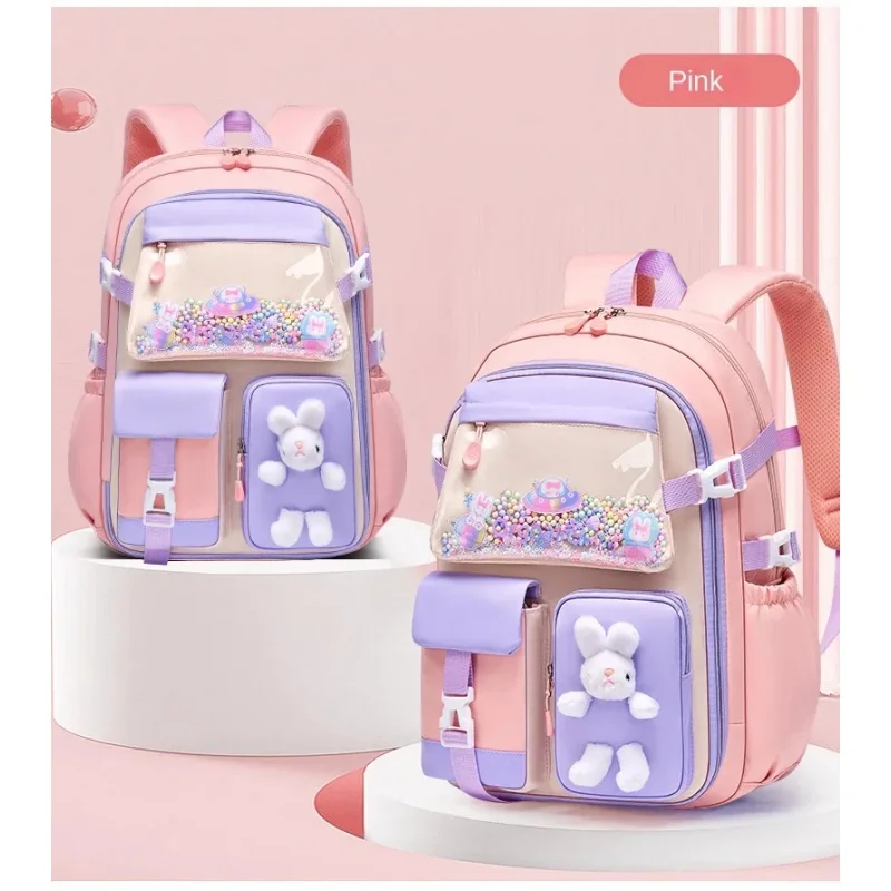 Primary School Schoolbag Girls' Schoolbag Lightweight Children's Backpack Kawaii Waterproof Schoolbag Large Capacity Backpack
Primary School Schoolbag Girls' Schoolbag Lightweight Children's Backpack Kawaii Waterproof Schoolbag Large Capacity Backpack