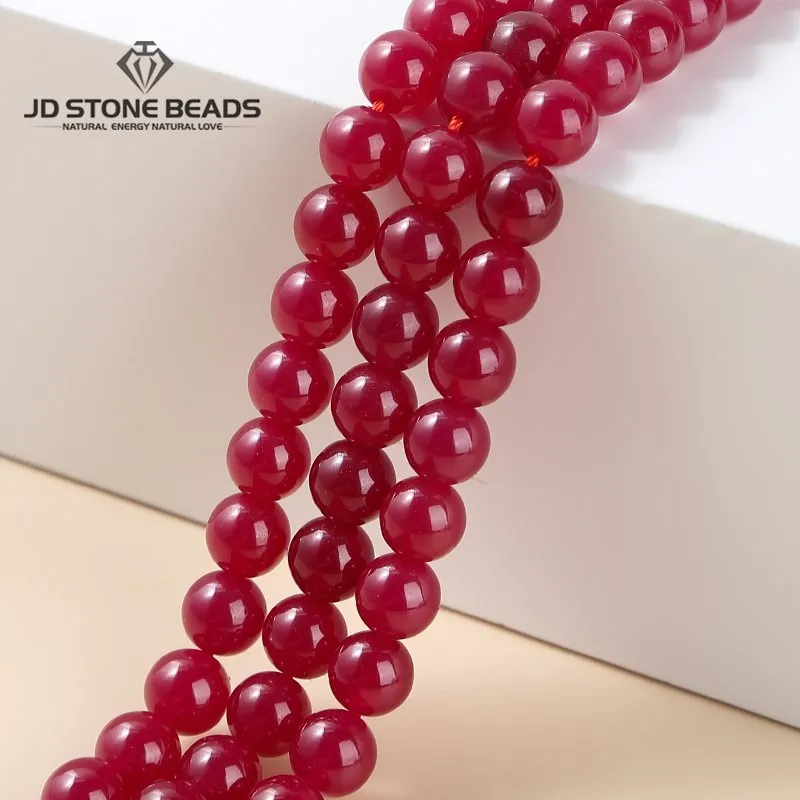 4 6 8mm Red Corundum Beads Round Smooth Loose Spacer Jade Beads 15" Strand For Jewelry Making Diy Bracelet Necklace Accessory
4 6 8mm Red Corundum Beads Round Smooth Loose Spacer Jade Beads 15" Strand For Jewelry Making Diy Bracelet Necklace Accessory