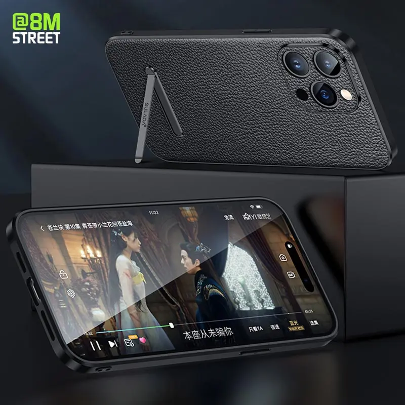 Luxury Ultra Thin Invisible Stand Phone Case For IPhone 14 ProMax 13 ProMax For Ip 13 14 Pro 14Plus Leather Texture Phone Cover
Luxury Ultra Thin Invisible Stand Phone Case For IPhone 14 ProMax 13 ProMax For Ip 13 14 Pro 14Plus Leather Texture Phone Cover