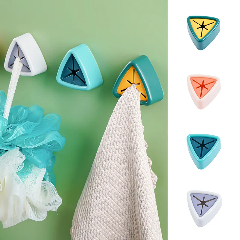 1Pc Triangle Punch-Free Towel Plug Holder Storage Plug Adhesive Hook Towel Holder Storage Hook Bathroom Kitchen Accessories
1Pc Triangle Punch-Free Towel Plug Holder Storage Plug Adhesive Hook Towel Holder Storage Hook Bathroom Kitchen Accessories
