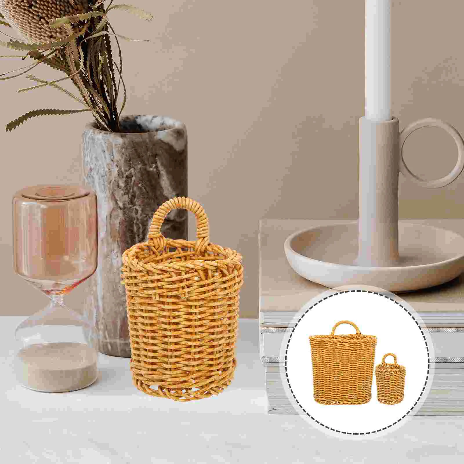 Basket Hanging Storage Wall Woven Rattan Fruit Flowerbaskets Wicker Kitchen Vegetable Sundries Holder Egg Container Pot Bowl
Basket Hanging Storage Wall Woven Rattan Fruit Flowerbaskets Wicker Kitchen Vegetable Sundries Holder Egg Container Pot Bowl