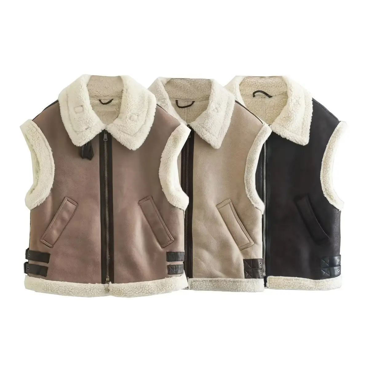 Women Autumn Winter Spanish Style Lambswool With Fleece Warm Vest Outwear Waistcoat Fashion
Women Autumn Winter Spanish Style Lambswool With Fleece Warm Vest Outwear Waistcoat Fashion