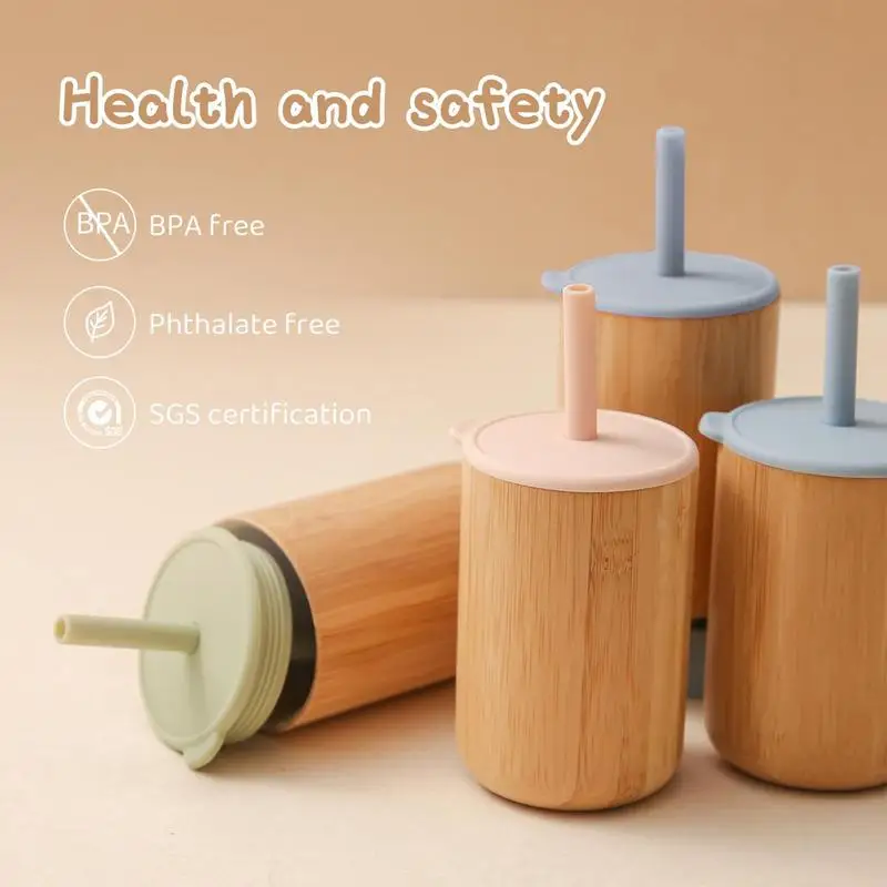 150ml Baby Feeding Cup Safe Leakproof Bamboo Silicone Sippy Cups Children Learning Drinking Sippy Cup Kids Birthday Gifts
150ml Baby Feeding Cup Safe Leakproof Bamboo Silicone Sippy Cups Children Learning Drinking Sippy Cup Kids Birthday Gifts