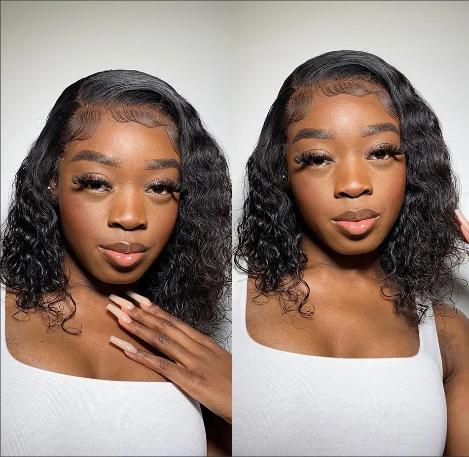 Water Wave Bob Wig Lace Front Wigs Human Hair 13x4 Lace Frontal Curly Human Hair Wigs For Women PrePlucked Hairline VSHOW HAIR
Water Wave Bob Wig Lace Front Wigs Human Hair 13x4 Lace Frontal Curly Human Hair Wigs For Women PrePlucked Hairline VSHOW HAIR