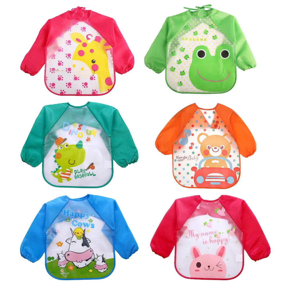 6pcs 1-5 Years Old Kids Baby Long Sleeve Waterproof EVA Cartoon Animals Smock Apron Coverall Bibs Burp Cloths Painting Toy
6pcs 1-5 Years Old Kids Baby Long Sleeve Waterproof EVA Cartoon Animals Smock Apron Coverall Bibs Burp Cloths Painting Toy