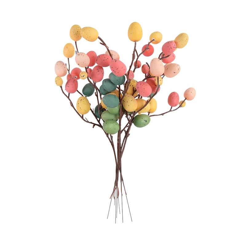 1pcs Easter Colorful Egg Tree Branches Artificial DIY Egg Flower Painting Foam Fake Plant Desktop Ornament Home Vase Decoration
1pcs Easter Colorful Egg Tree Branches Artificial DIY Egg Flower Painting Foam Fake Plant Desktop Ornament Home Vase Decoration