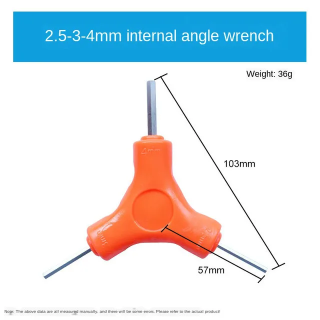 Набор шестигранных ключей Onnfang 3 в 1 2.5/3/4/5/6/8 мм
Набор шестигранных ключей Onnfang 3 в 1 2.5/3/4/5/6/8 мм