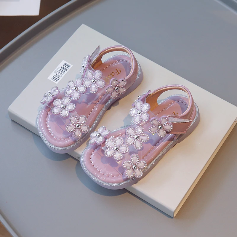 Сандалии с цветами для девочек, детские модные туфли с открытым носком для принцесс, для свадебной церемонии, новинка 2023
Сандалии с цветами для девочек, детские модные туфли с открытым носком для принцесс, для свадебной церемонии, новинка 2023