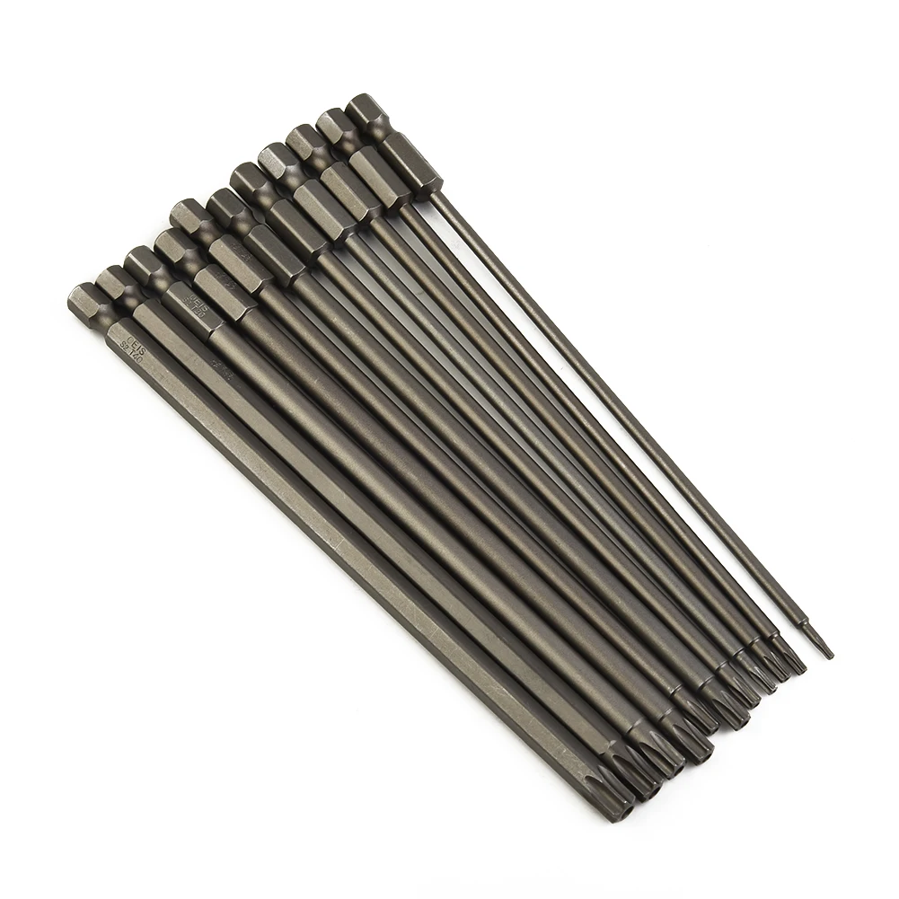 11Pcs Security Tamper Proof Screwdriver Bits 150mm Long Reach Magnetic Torx Screwdriver/T8/T9/T10/T15/T20/T25/T27/T30/T35/T40
11Pcs Security Tamper Proof Screwdriver Bits 150mm Long Reach Magnetic Torx Screwdriver/T8/T9/T10/T15/T20/T25/T27/T30/T35/T40