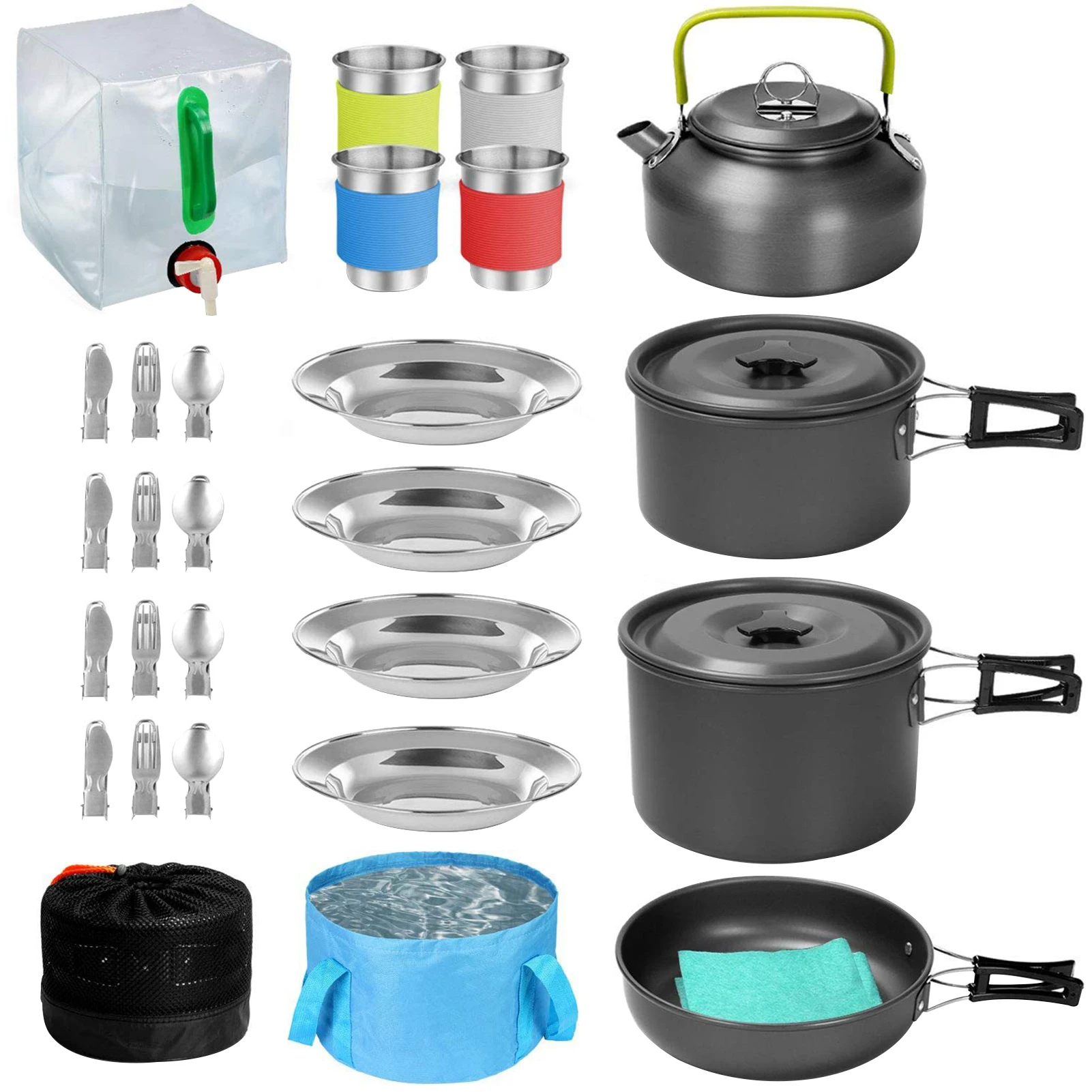 Camping Cookware Set Portable BBQ Cooking Utensils For Outdoor Burner Burner Camping Stove Gas Strong Cookware Supplies Fire
Camping Cookware Set Portable BBQ Cooking Utensils For Outdoor Burner Burner Camping Stove Gas Strong Cookware Supplies Fire