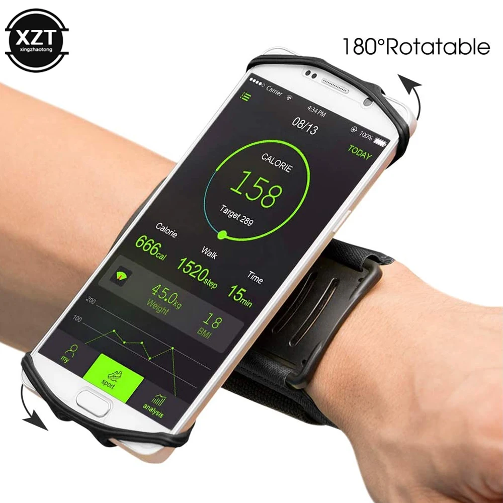 Rotatable Running Sport Wrist Arm Band for 3.5"-6" inch Phone Universal Cell Phone Holder Wristband for iPhone X XS XR
Rotatable Running Sport Wrist Arm Band for 3.5"-6" inch Phone Universal Cell Phone Holder Wristband for iPhone X XS XR