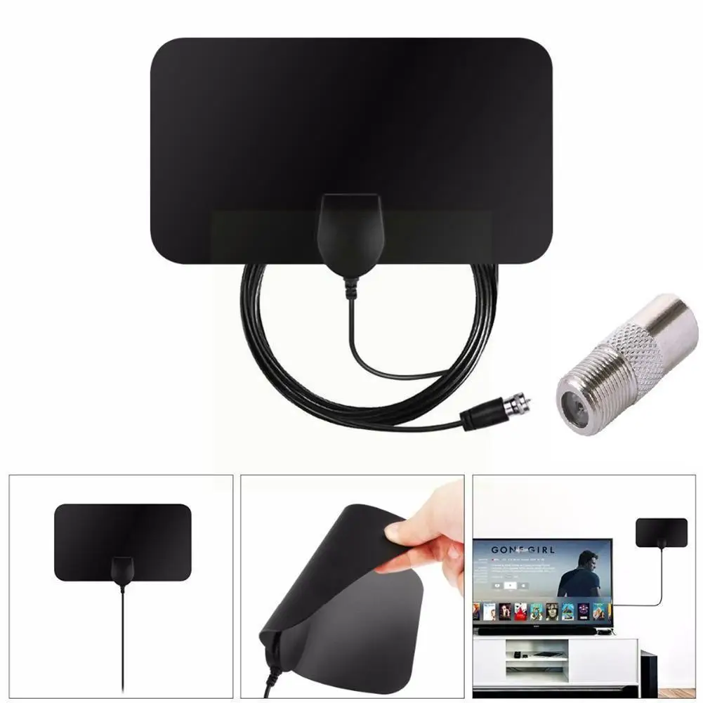 Kebidumei 4k 25db High Gain Tv Dtv Box Digital Tv Flat 50 Aerial Plug Eu Indoor Design Booster Active Miles Antenna K7w2
Kebidumei 4k 25db High Gain Tv Dtv Box Digital Tv Flat 50 Aerial Plug Eu Indoor Design Booster Active Miles Antenna K7w2