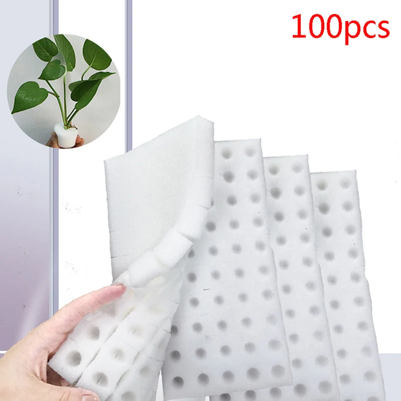 100pcs White Seedling Sponge Soilless Hydroponic Vegetables Nursery Pots Seedlings Cloning Collar Garden Cultivation Plant
100pcs White Seedling Sponge Soilless Hydroponic Vegetables Nursery Pots Seedlings Cloning Collar Garden Cultivation Plant