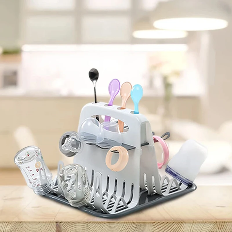 New Portable Baby Milk Bottle Drying Rack High Quality Detachable Baby Pacifier Feeding Cup Holder Deluxe Drying Station
New Portable Baby Milk Bottle Drying Rack High Quality Detachable Baby Pacifier Feeding Cup Holder Deluxe Drying Station