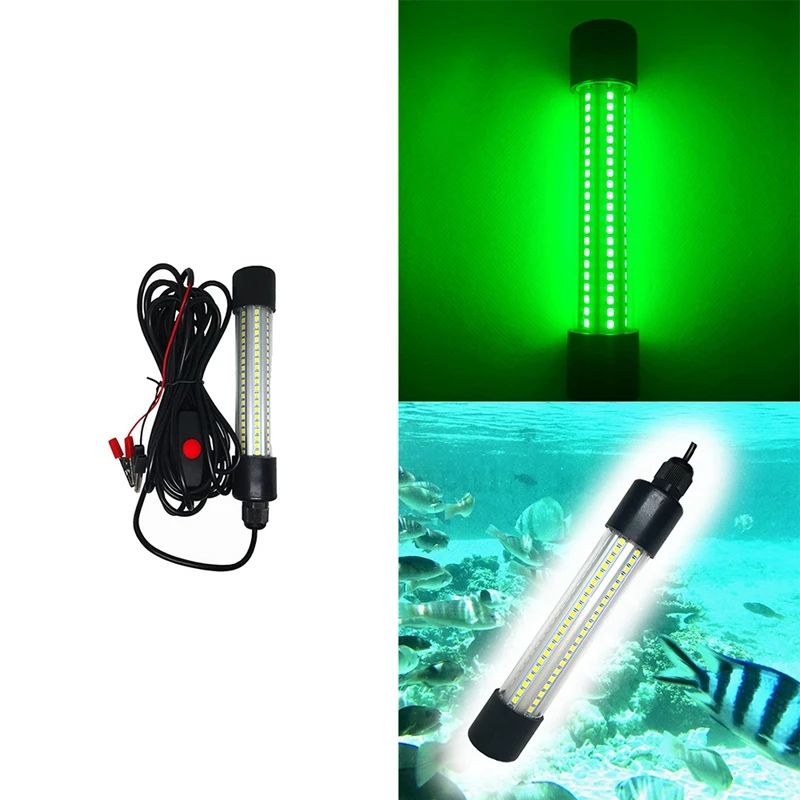 Submersible Night Fishing Light, 12V-24V 13W Green Spearfishing Light With 5M Cable For Ice Fishing
Submersible Night Fishing Light, 12V-24V 13W Green Spearfishing Light With 5M Cable For Ice Fishing