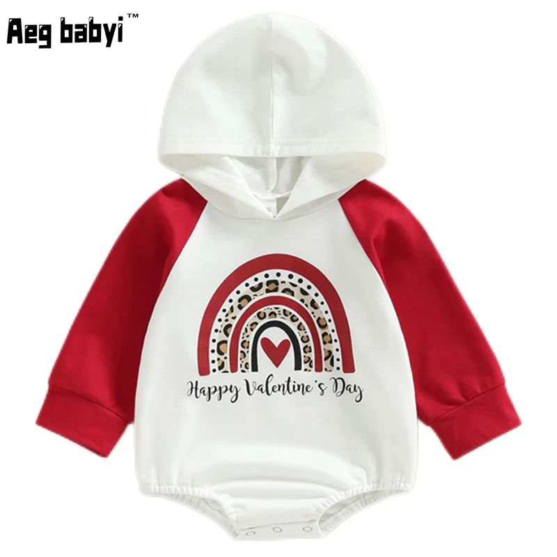 Spring Autumn Baby Clothing Toddler Newborn Baby Boys Girls Rainbow Print Long Sleeve Hooded Pocket Patchwork Rompers Jumpsuits
Spring Autumn Baby Clothing Toddler Newborn Baby Boys Girls Rainbow Print Long Sleeve Hooded Pocket Patchwork Rompers Jumpsuits