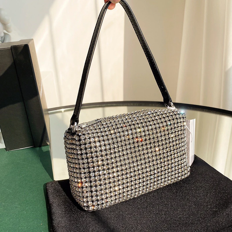 Diamond Shiny Evening Party Bags For Women 2022 Fashion Luxury Design Square Handbag Prom Brand Shoulder Bag
Diamond Shiny Evening Party Bags For Women 2022 Fashion Luxury Design Square Handbag Prom Brand Shoulder Bag