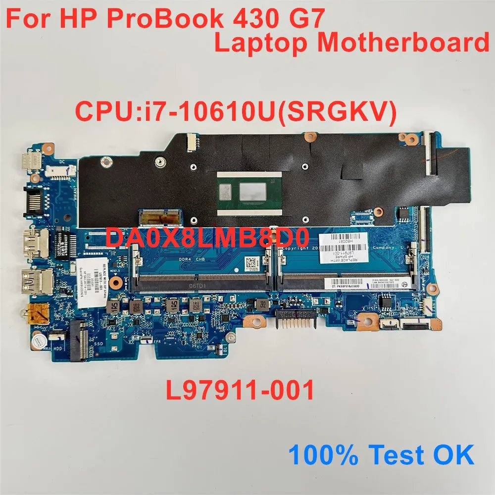DA0X8LMB8D0 для HP ProBook 430 G7 материнская плата для ноутбука с i7-10610U CPU материнская плата L97911-001 100% ТЕСТ ОК
DA0X8LMB8D0 для HP ProBook 430 G7 материнская плата для ноутбука с i7-10610U CPU материнская плата L97911-001 100% ТЕСТ ОК