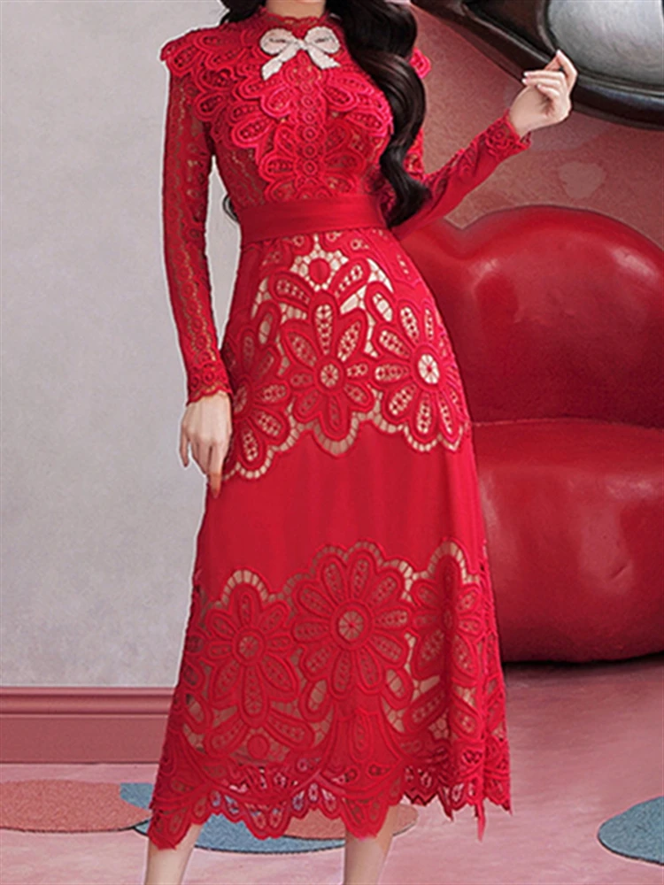 Long Sleeve Party A-Line 2022 Luxury Fall High Waist Spring Woman Dress Elegant Vintage Dresses for Women Solid Red Vestido Maxi
Long Sleeve Party A-Line 2022 Luxury Fall High Waist Spring Woman Dress Elegant Vintage Dresses for Women Solid Red Vestido Maxi