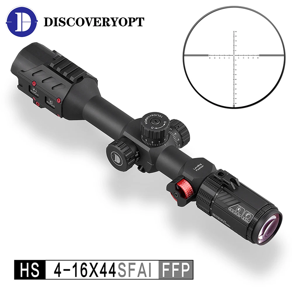 Discovery Professional Hunting Scope HS 4-16X44SFAI FFP Shockproof Tactics Optical Sight With Angle Indicator Optical Scope
Discovery Professional Hunting Scope HS 4-16X44SFAI FFP Shockproof Tactics Optical Sight With Angle Indicator Optical Scope