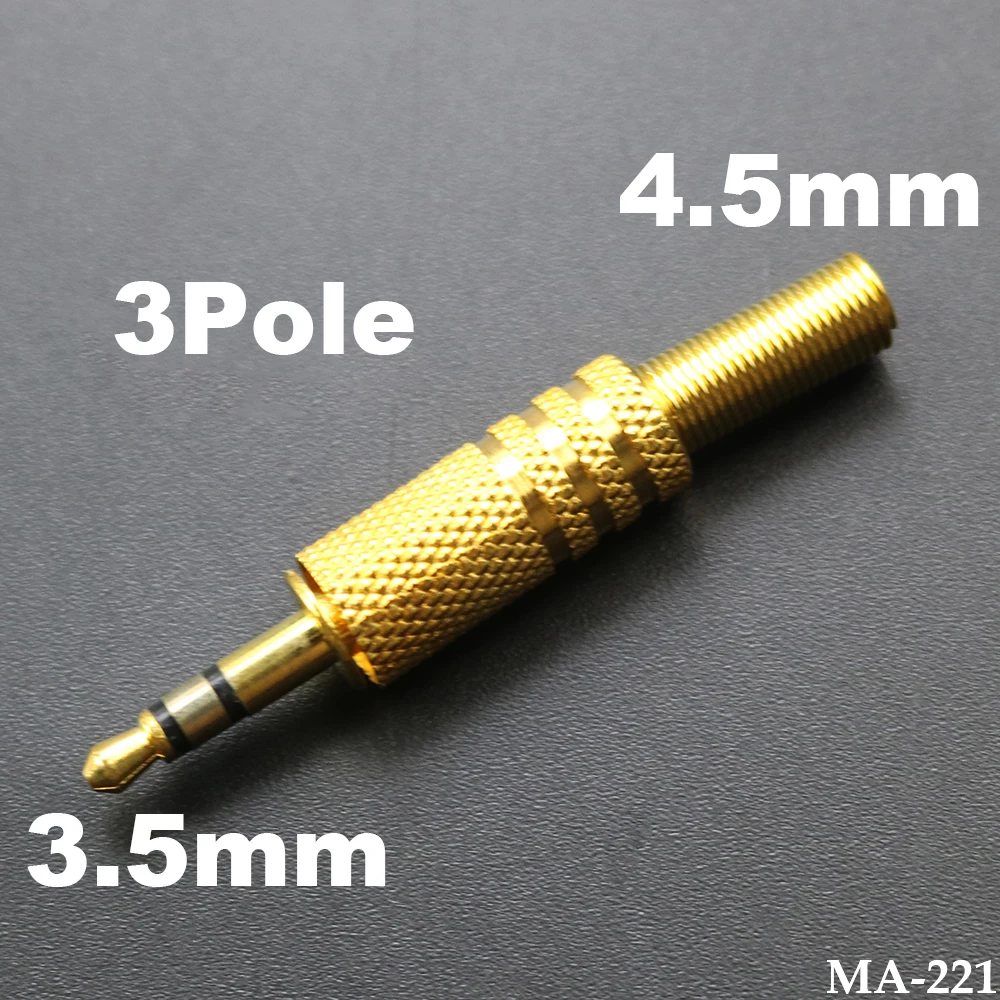 1PCS Stereo 3.5mm 1/8inch Headphone Earphone DIY Male Audio Jack Plug Solder Connectors for Computers Laptops Tablets MP3
1PCS Stereo 3.5mm 1/8inch Headphone Earphone DIY Male Audio Jack Plug Solder Connectors for Computers Laptops Tablets MP3