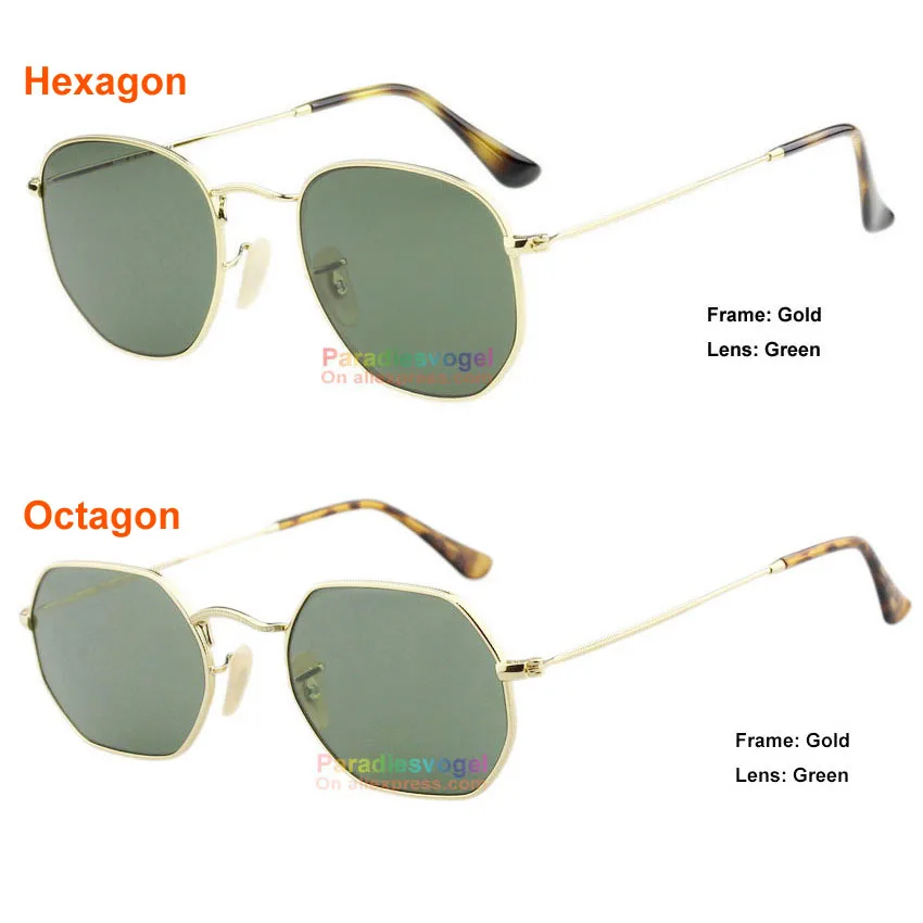 Pheonix Sunglasses Flat Hexagon Octagon style Metal frame Brown Green Grey Mirror Polarized glass lens 51 54 53 size women dress
Pheonix Sunglasses Flat Hexagon Octagon style Metal frame Brown Green Grey Mirror Polarized glass lens 51 54 53 size women dress