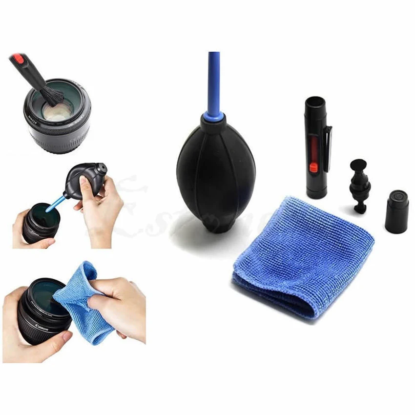 3 in 1 Useful Lens Cleaning Cleaner Dust Pen Blower Cloth Kit For DSLR Camera/PC Laptop Cleaning Tool Set
3 in 1 Useful Lens Cleaning Cleaner Dust Pen Blower Cloth Kit For DSLR Camera/PC Laptop Cleaning Tool Set