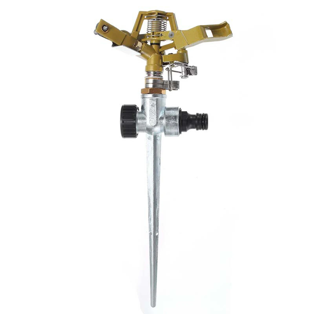 Water Sprinkler 360° Auto Rotation Metal Spike Watering Sprinkler Irrigation System for Garden Lawn Agriculture Garden
Water Sprinkler 360° Auto Rotation Metal Spike Watering Sprinkler Irrigation System for Garden Lawn Agriculture Garden