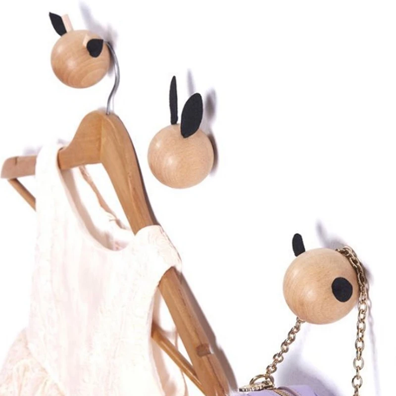 3 Pcs Punch-Free Wooden Coat Hook,Cartoon Animal Head Wall Hooks,for Baby /Children's Room Decoration
3 Pcs Punch-Free Wooden Coat Hook,Cartoon Animal Head Wall Hooks,for Baby /Children's Room Decoration