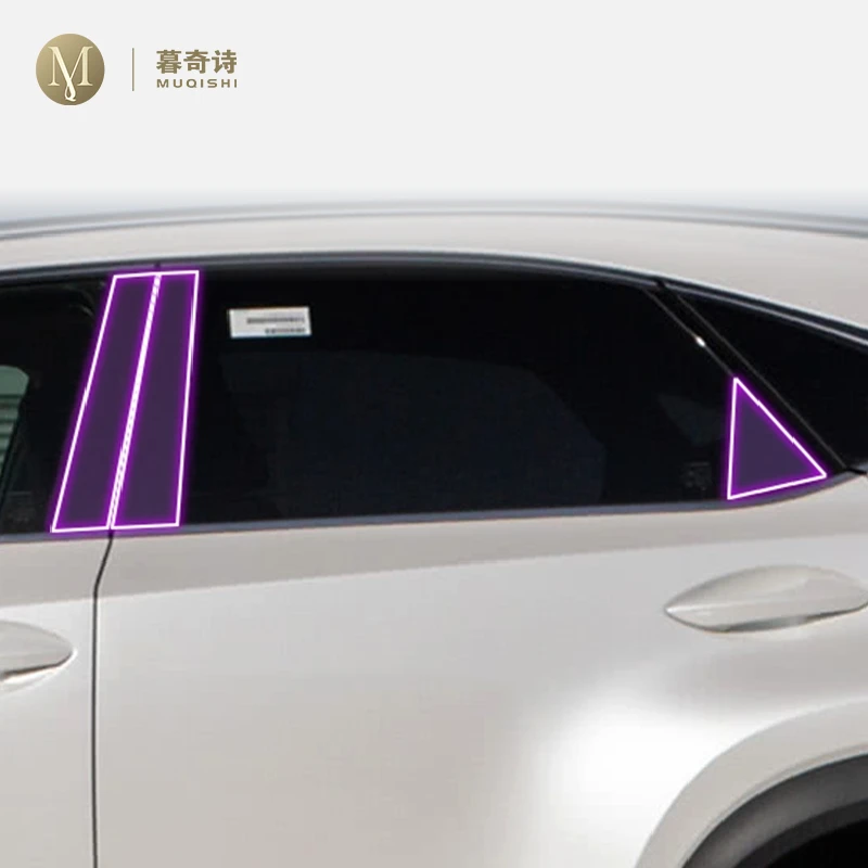 

Для Lexus NX 200 300 2022-2023 Автомобильная внешняя B C оконная стойка PPF Защитная пленка для краски против царапин ремонт царапин ТПУ пленка