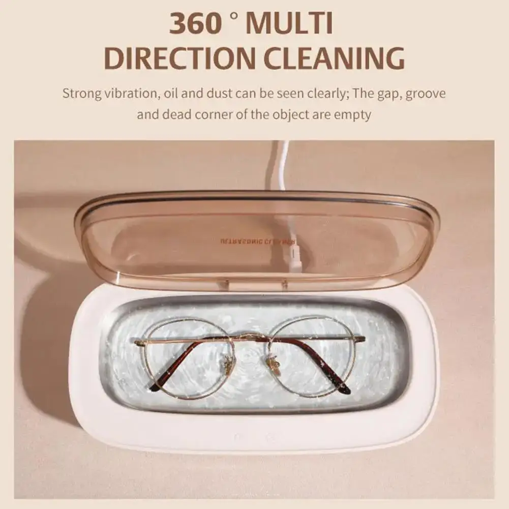 Ultrasonic Cleaning Machine Household Small Portable Sonic Ultrasound Glasses Jewelry Cleaner Vibration B2Z1
Ultrasonic Cleaning Machine Household Small Portable Sonic Ultrasound Glasses Jewelry Cleaner Vibration B2Z1