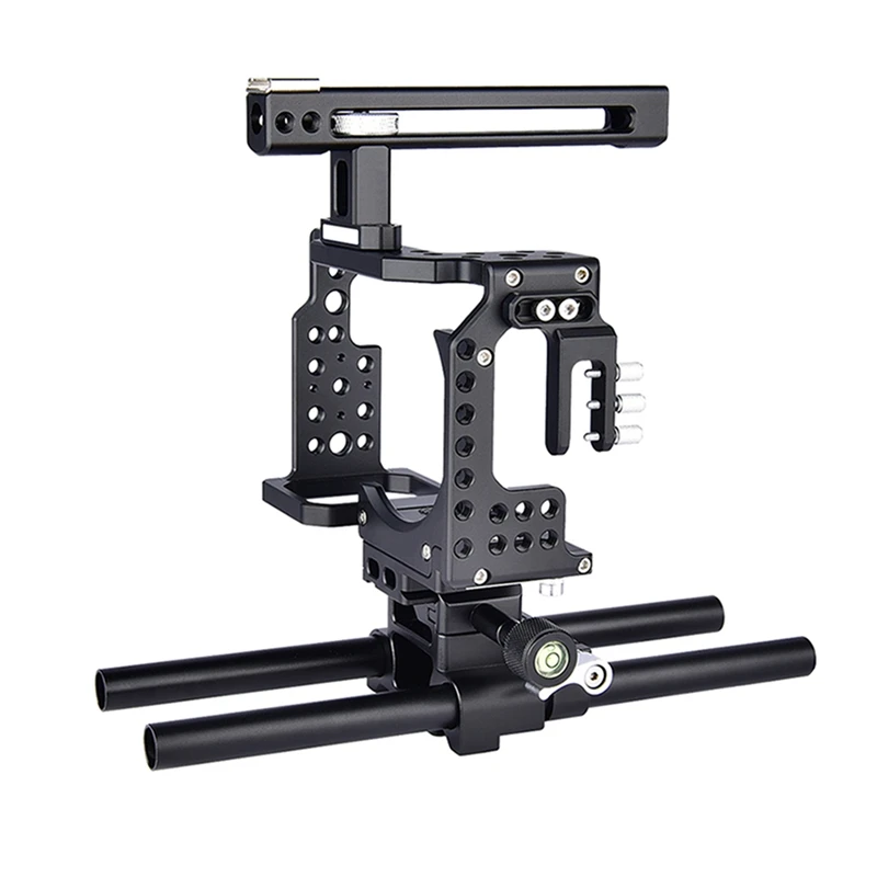A7 Camera Cage Professional Handle DSLR Rig Video Camera Stabilizer For Sony Alpha A7 A7II A7III A7K A7S2 A7R2 A7R3 A7X
A7 Camera Cage Professional Handle DSLR Rig Video Camera Stabilizer For Sony Alpha A7 A7II A7III A7K A7S2 A7R2 A7R3 A7X
