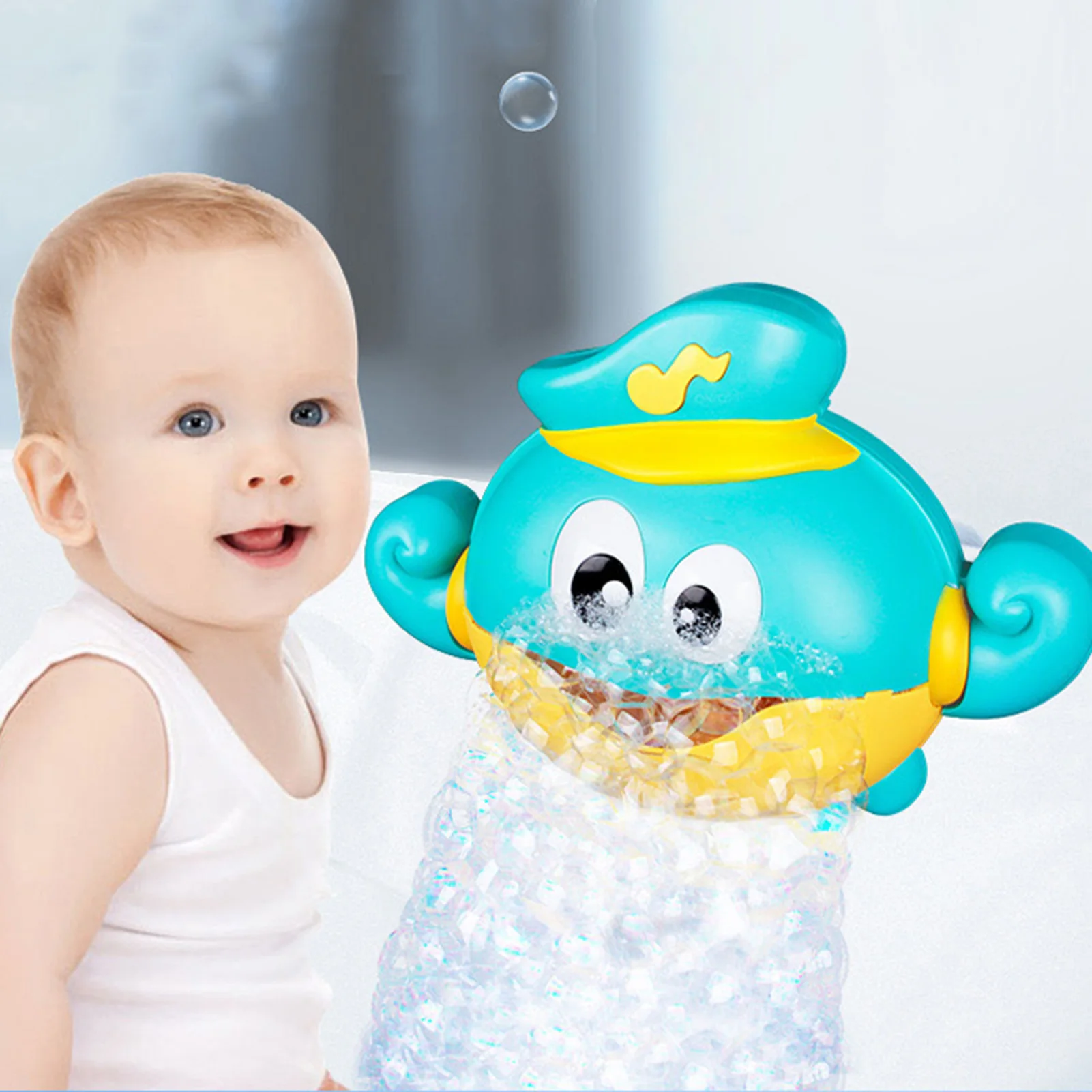 Baby Bath Toys Bubble Machine Crabs Automatic Bubble Blower With Suction Cups Bath Toy Funny Bubble Bathing Toys Kids Gifts
Baby Bath Toys Bubble Machine Crabs Automatic Bubble Blower With Suction Cups Bath Toy Funny Bubble Bathing Toys Kids Gifts