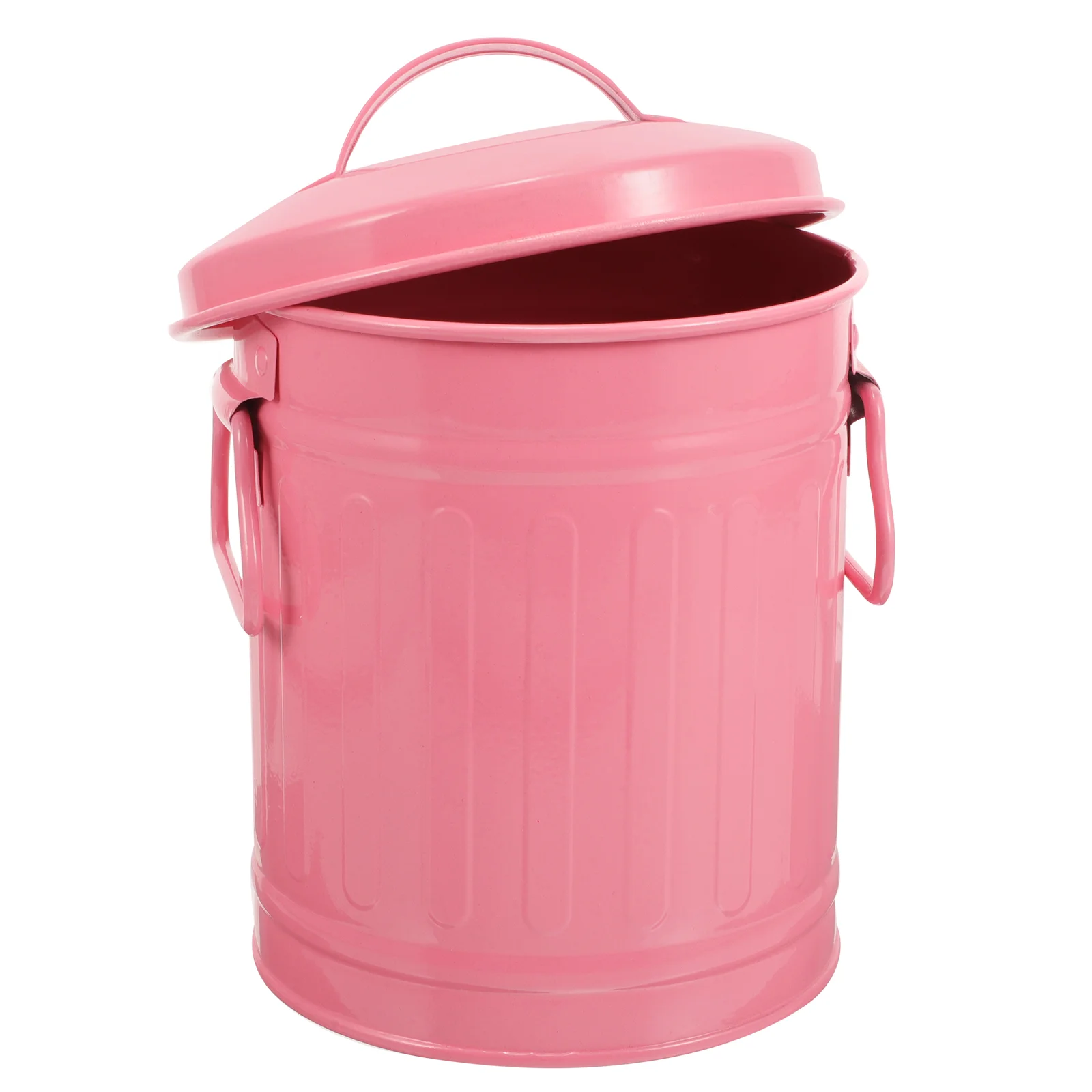 Table Garbage Bucket Metal Trash Can Table Waste Bin with Lid Small Flower Pot 
Table Garbage Bucket Metal Trash Can Table Waste Bin with Lid Small Flower Pot