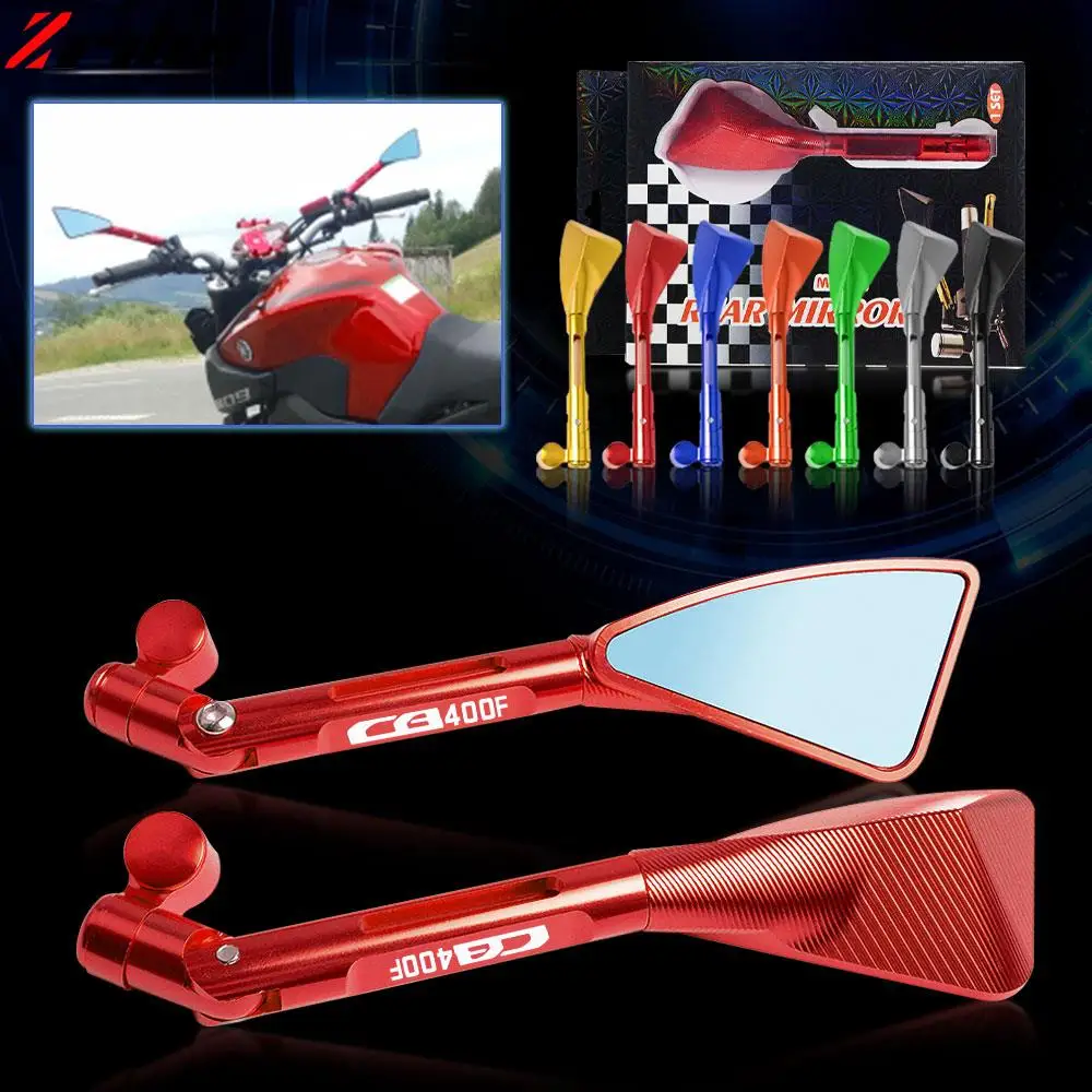 CB 400F Accessories Universal Motorcycle Mirrors CNC Aluminum Side Rearview Mirror For HONDA CB400F CB1 2013 2014 2015 2016 2017
CB 400F Accessories Universal Motorcycle Mirrors CNC Aluminum Side Rearview Mirror For HONDA CB400F CB1 2013 2014 2015 2016 2017
