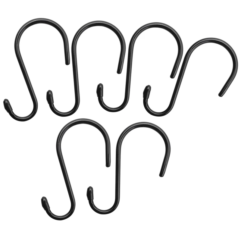 6 Inch Solid Large S Hooks For Hanging Clothes Plants Tools, Heavy Duty Non-Slip Vinyl Coated Metal Hanging Hooks 6 Pack
6 Inch Solid Large S Hooks For Hanging Clothes Plants Tools, Heavy Duty Non-Slip Vinyl Coated Metal Hanging Hooks 6 Pack
