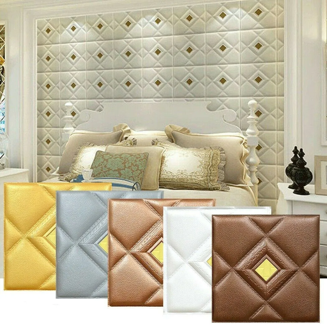 3D Soft Pack Waterproof Wall Sticker/ Convenient PVC Foam Wallpaper /Self Adhesive Waterproof Bedroom Living Room Decor
3D Soft Pack Waterproof Wall Sticker/ Convenient PVC Foam Wallpaper /Self Adhesive Waterproof Bedroom Living Room Decor
