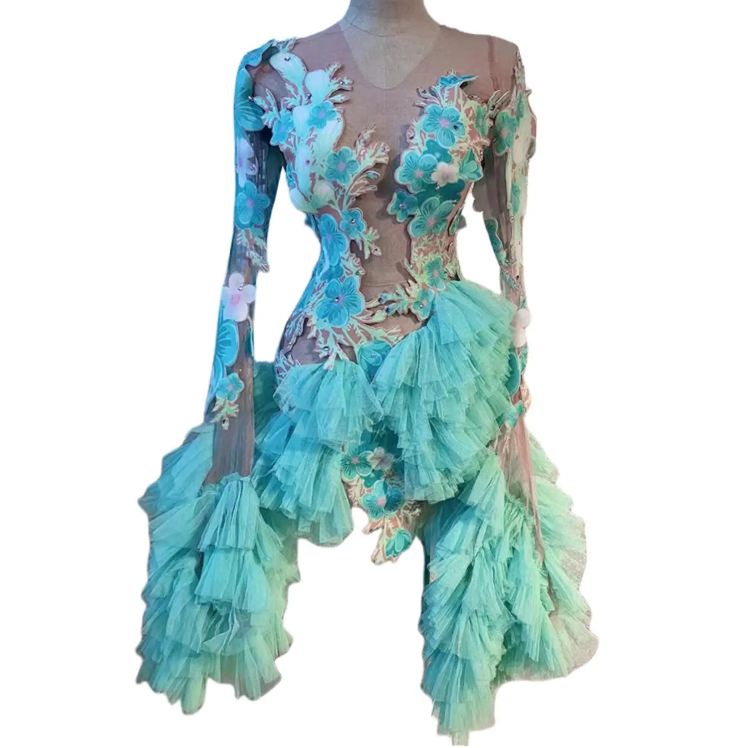New Fashion Blue Flower Elegant Short Dresses for Women Evening Dresses Luxury Wedding Party Dress Bridal Gown
New Fashion Blue Flower Elegant Short Dresses for Women Evening Dresses Luxury Wedding Party Dress Bridal Gown