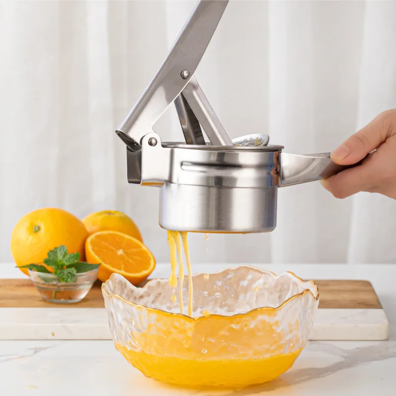 Stainless Steel Juicer Potato Press Manual Juicer Fruit Juicer Masher Lemon Orange Juice Extractor Kitchen Accessories
Stainless Steel Juicer Potato Press Manual Juicer Fruit Juicer Masher Lemon Orange Juice Extractor Kitchen Accessories