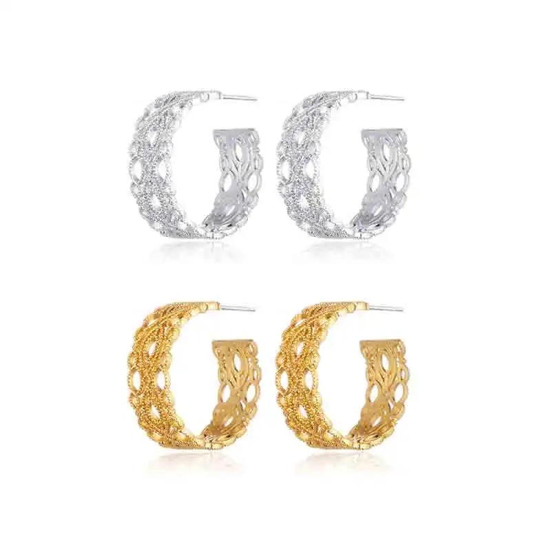 Shineland Vintage bijoux Trendy Metal Hollow Alloy Stud Earrings Punk Jewelry For Women Party Wedding Accessories
Shineland Vintage bijoux Trendy Metal Hollow Alloy Stud Earrings Punk Jewelry For Women Party Wedding Accessories