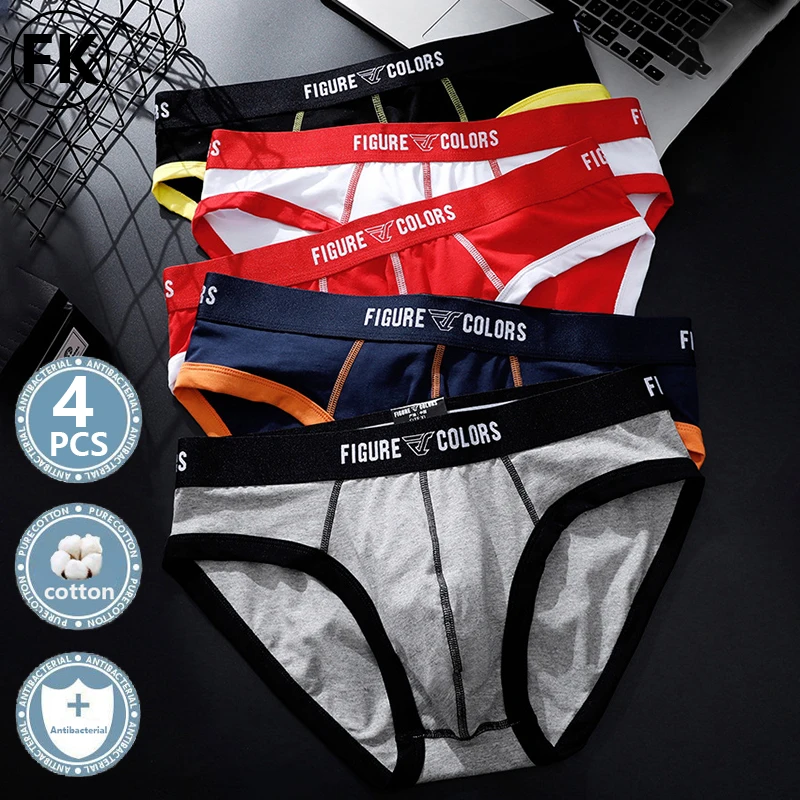 FK 4pcs Elastic Cotton Men Briefs Underwear Breathable Popular Underpants Sexy Gay Cueca Hombr Men Briefs Hot Free Shipping
FK 4pcs Elastic Cotton Men Briefs Underwear Breathable Popular Underpants Sexy Gay Cueca Hombr Men Briefs Hot Free Shipping