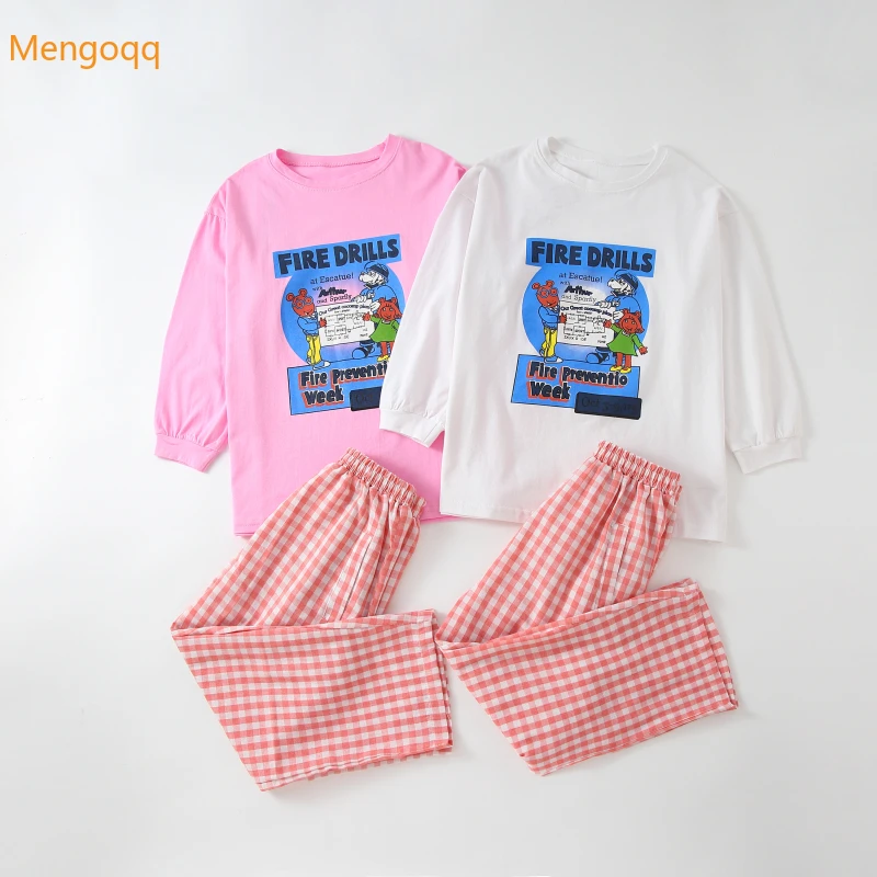 Fashion Girls Summer Spring Full Sleeve Print Letter Top Shirts Plaid Trousers Kids Baby Princess Thin Cool Clothes 3-8Y
Fashion Girls Summer Spring Full Sleeve Print Letter Top Shirts Plaid Trousers Kids Baby Princess Thin Cool Clothes 3-8Y