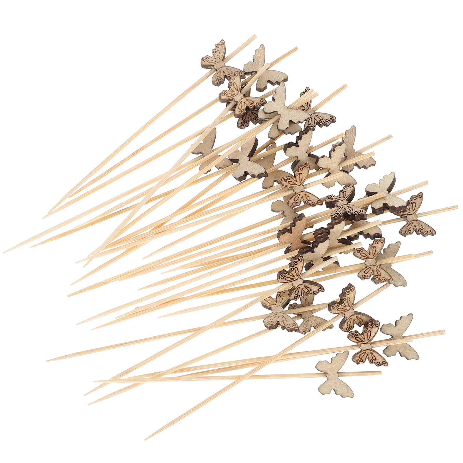 100 Pcs Wooden Butterfly Fruit Toothpick Kabob Sticks Appetizer Skewers Disposable Food
100 Pcs Wooden Butterfly Fruit Toothpick Kabob Sticks Appetizer Skewers Disposable Food